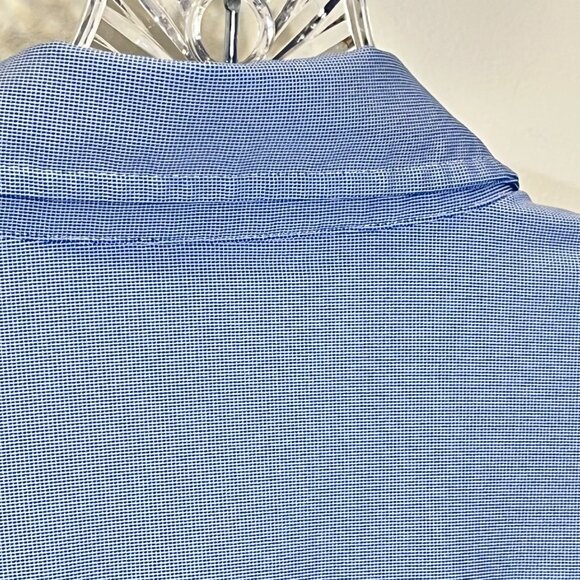 RHONE Blue Casual Button Down Shirt - Picture 5 of 6